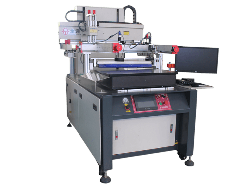 CCD automatic positioning screen printing machine
