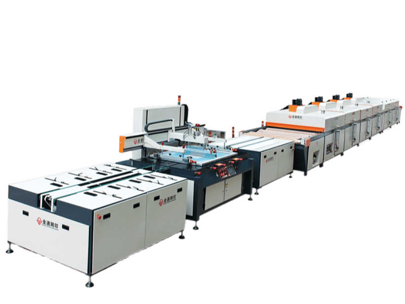 Automatic glass screen printing machine