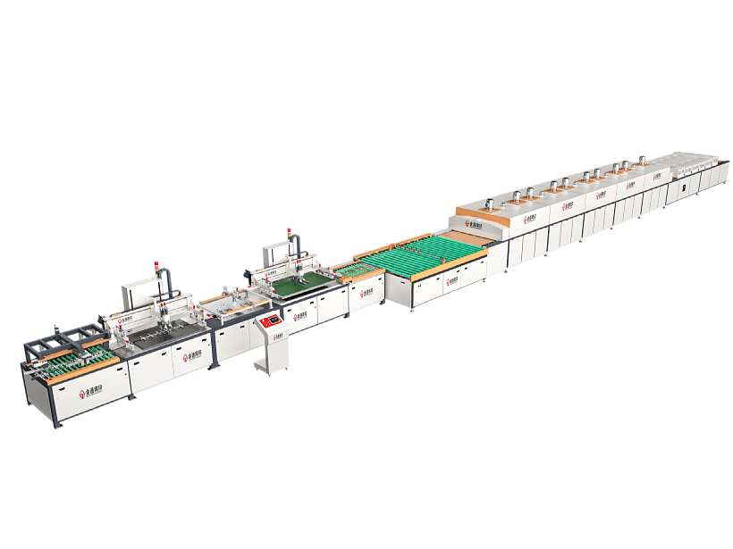 Cooking top glass screen printing machine production line