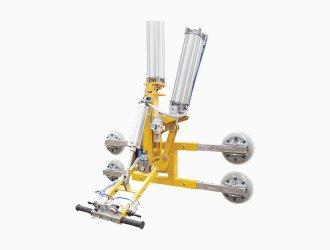 Pneumatic 180°rotating glass lifter sucker
