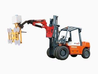 Bras d'extension de levage en verre pour chariot élévateur