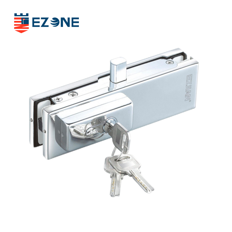Serrure de porte simple en verre en acier inoxydable EPF-050C