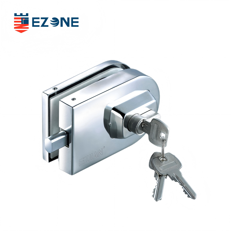 Serrure de porte simple en verre en acier inoxydable EPF-060