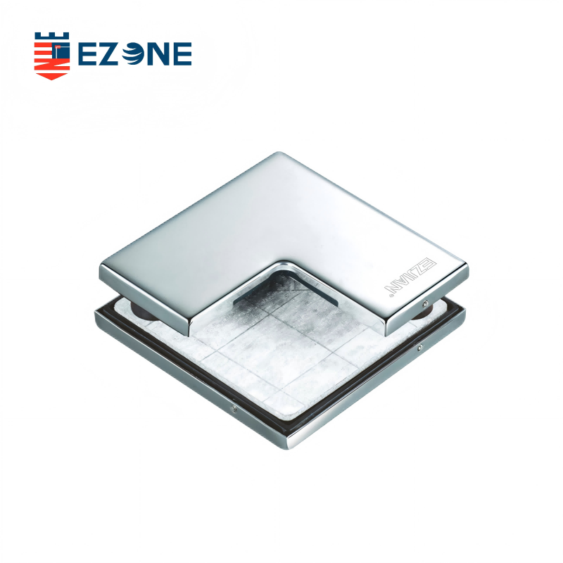 Connecteur de porte en verre en acier inoxydable EPF-704