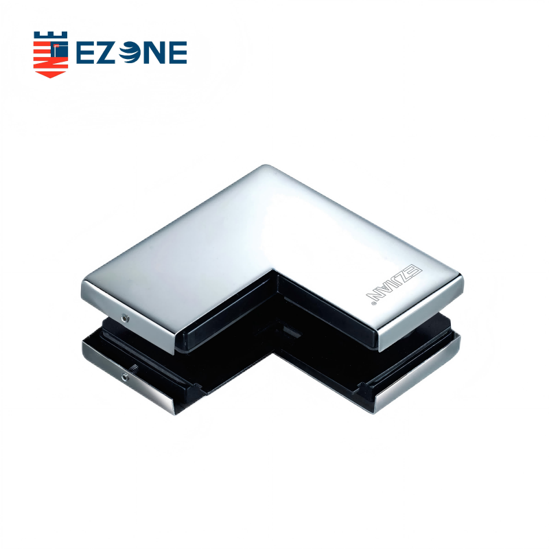 Connecteur de porte en verre en acier inoxydable EPF-705B avec butée