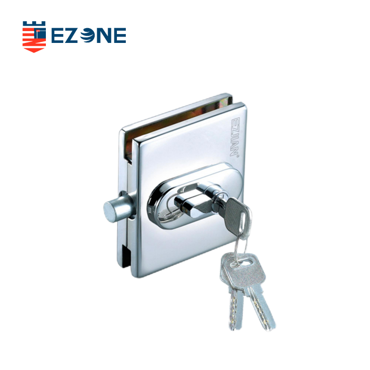 Serrure de porte simple en verre en acier inoxydable EPF-2050