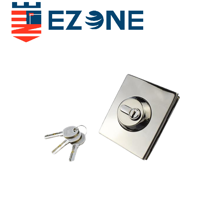 Serrure de porte simple en verre en acier inoxydable EPF-2050A