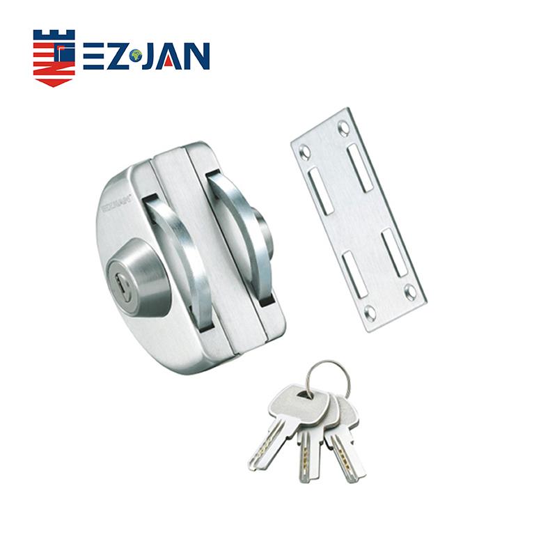 Serrure de porte vitrée, magasin, bureau, serrure centrale, porte vitrée
