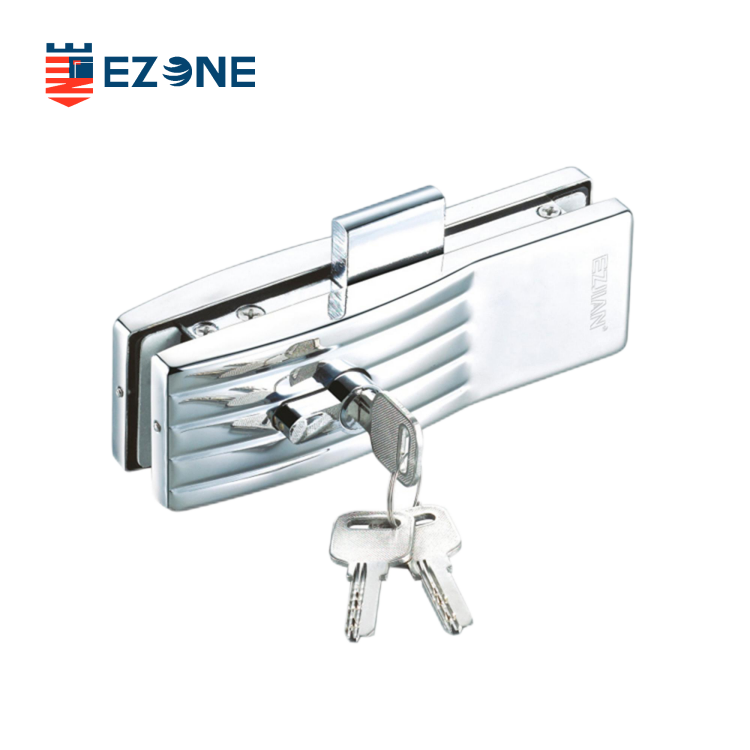 Serrure de porte simple en verre en acier inoxydable EPF-3050