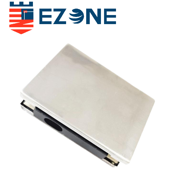 Boîtier de gâche pour porte vitrée en acier inoxydable EPF-6050B