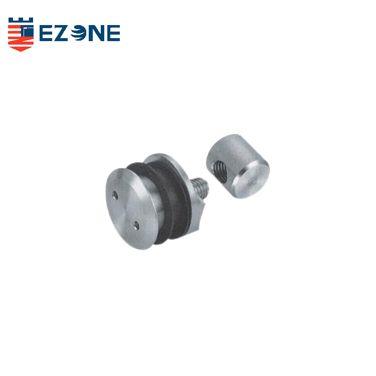 Système de portes coulissantes ESL-028 avec porte en verre en acier inoxydable