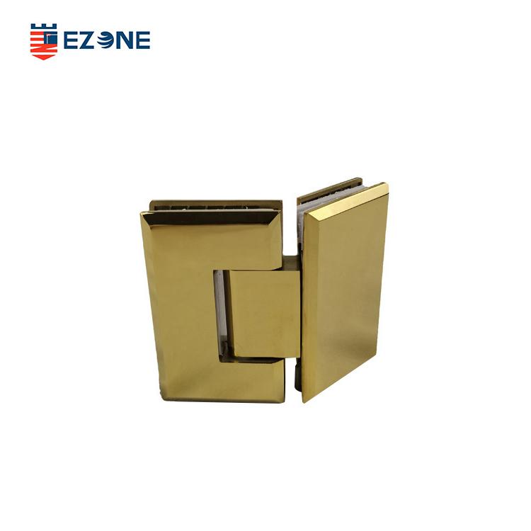 Zinc Alloy Aluminum degree glass hinges brass shower door pivot hinge