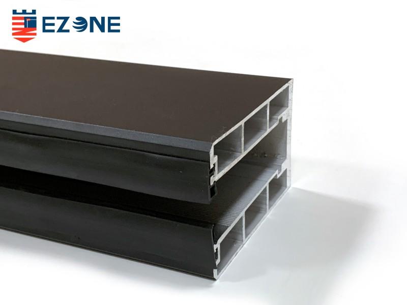 104 Matt Black Aluminum Channel