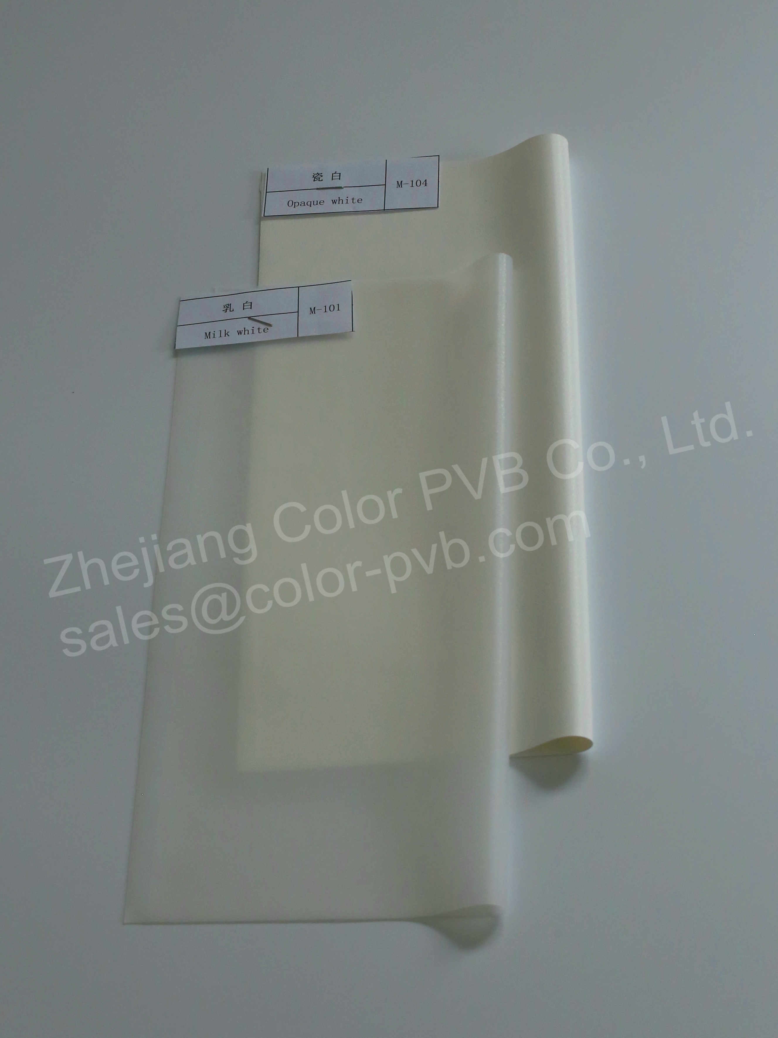 white PVB
