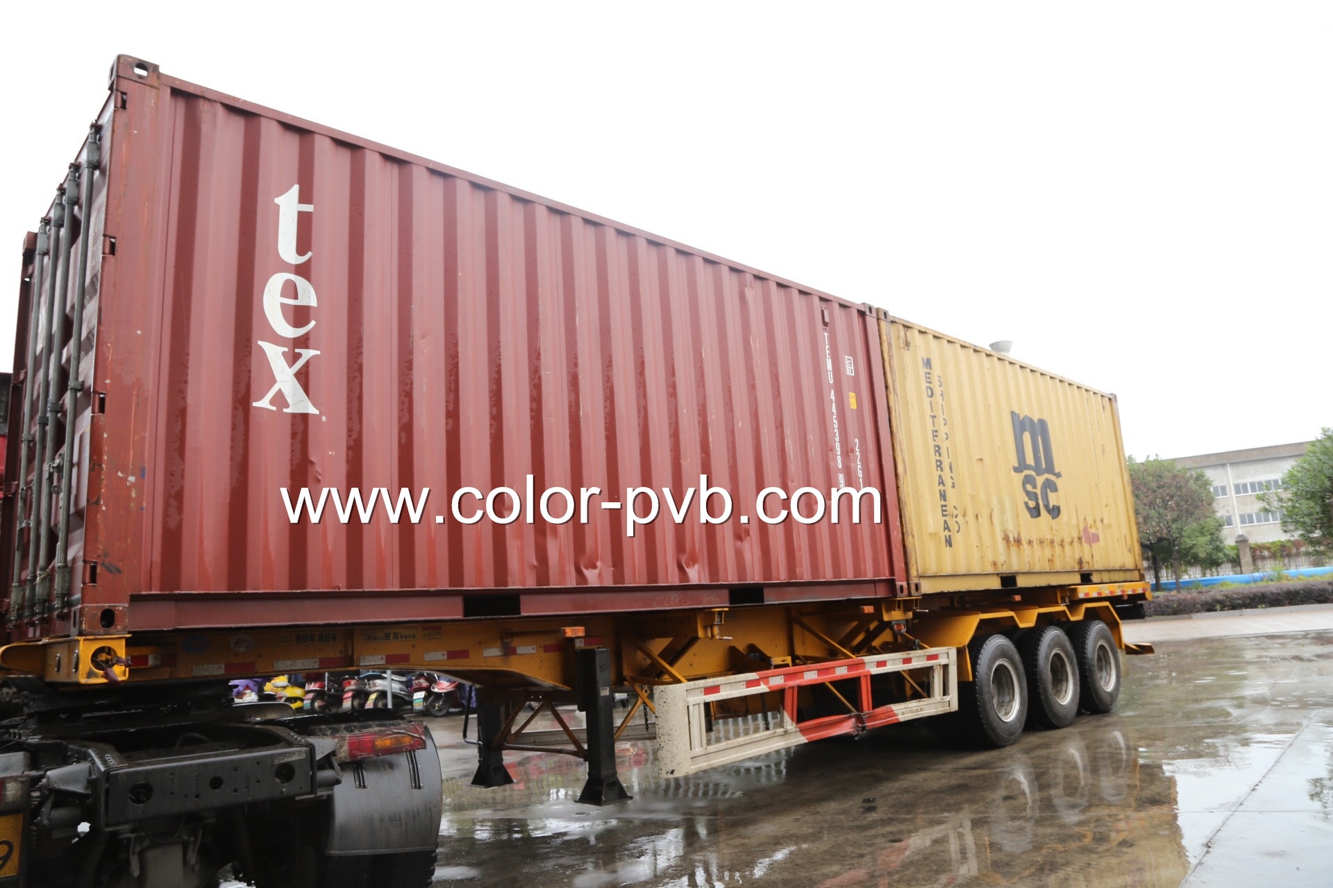 Transport en conteneur
