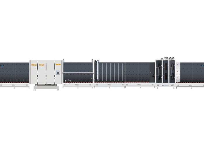 WEILI 2500mm Insulating glass machine with gas fillier