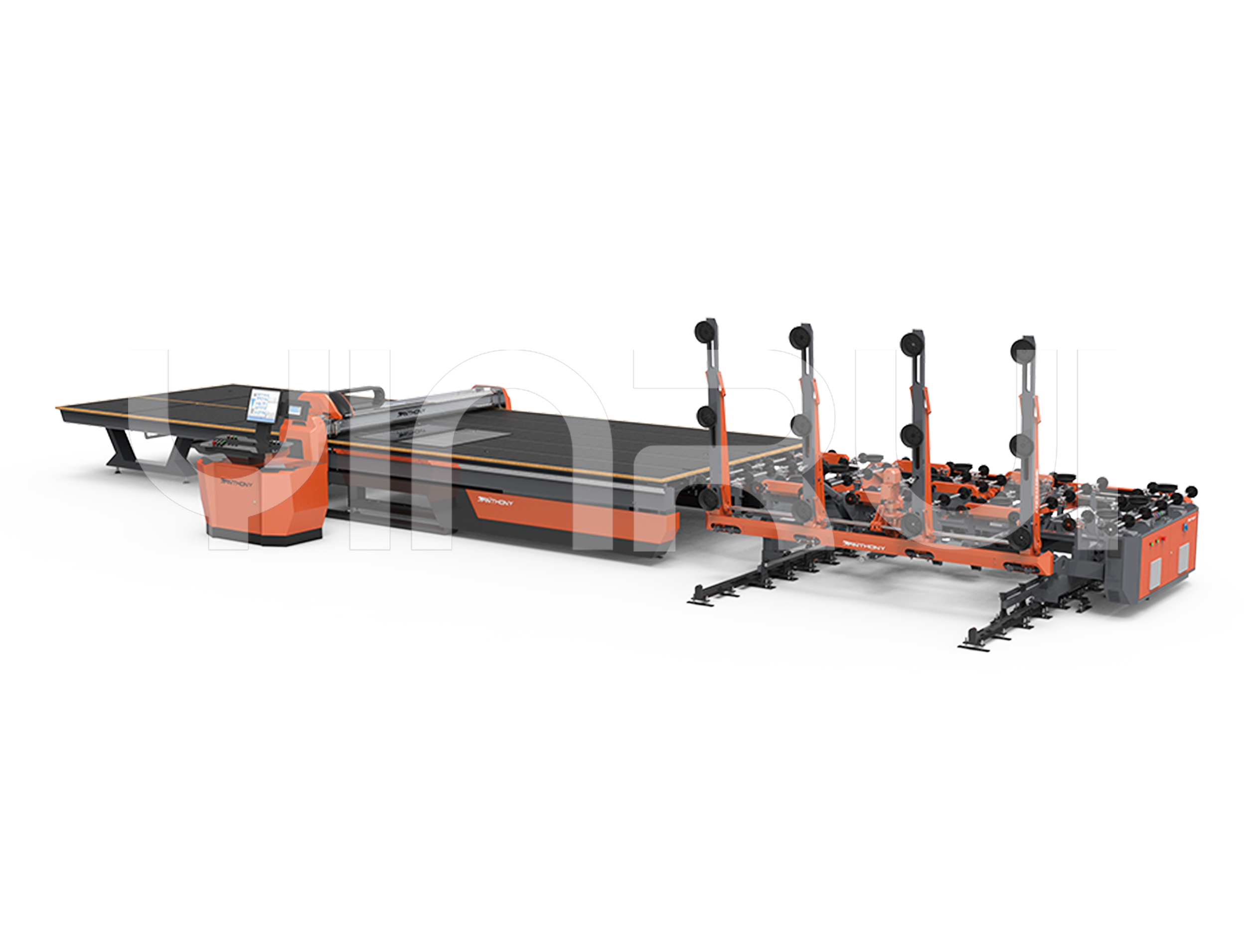 Athony Automatic Glass Cutting Line Machine